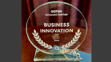 OR3D receives Business Innovation award at Geomagic, EMEA Partner Summit
