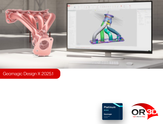 Geomagic Design X 2025.1: Faster, Cleaner Scan-to-CAD